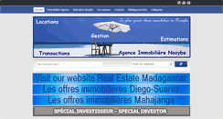 Desktop Screenshot of immobilier-nosybe.com